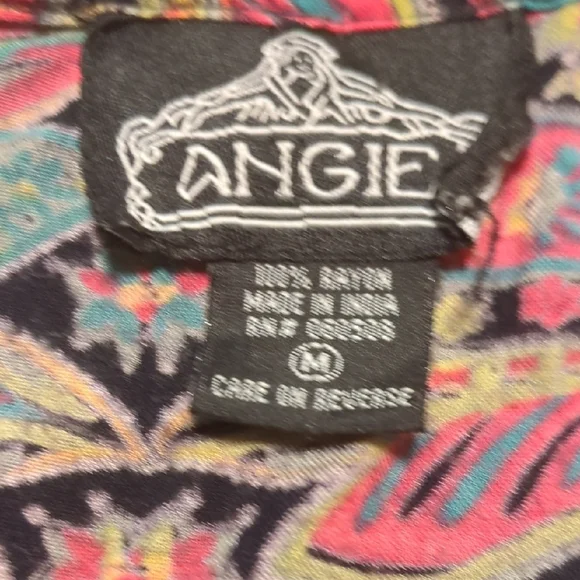 Angie Paisley Print Dress. M - Picture 9 of 9